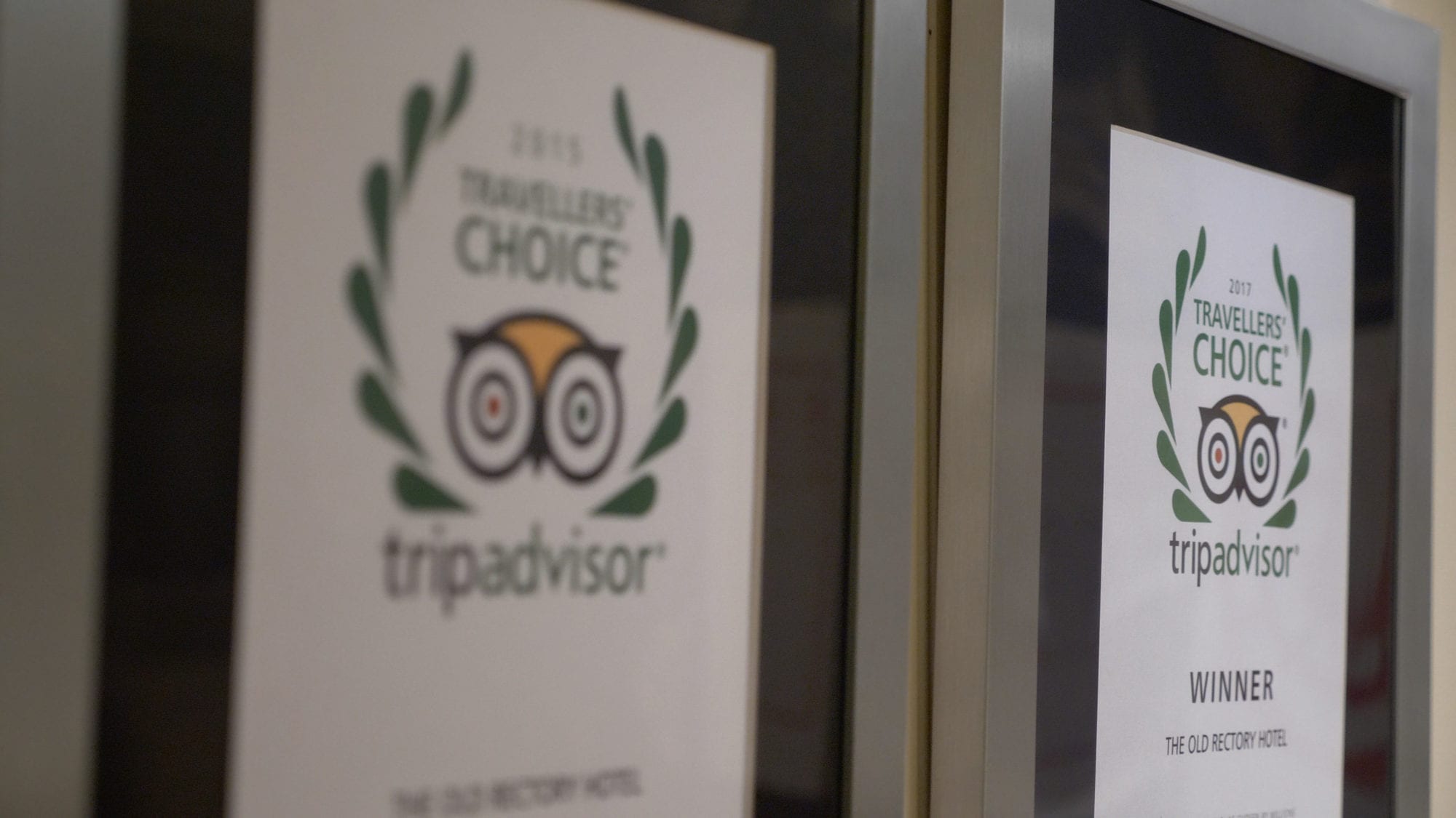 travellers choice trip advisor award